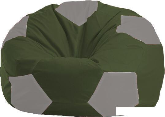 Кресло-мешок Flagman Мяч М1.1-53 (оливковый темный/серый), фото 2