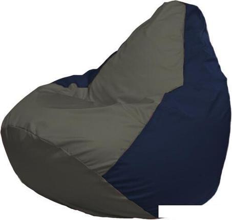 Кресло-мешок Flagman Груша Макси Г2.1-369 (синий темный/серый темный), фото 2