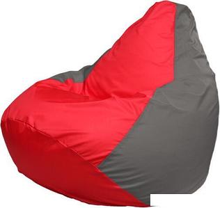 Кресло-мешок Flagman Груша Макси Г2.1-173 (серый/красный)