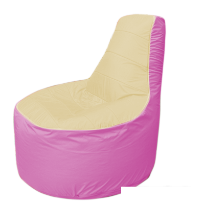 Кресло-мешок Flagman Трон Т1.1-2003 (бежевый/розовый) - фото 1 - id-p224147140