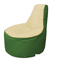 Кресло-мешок Flagman Трон Т1.1-2008 (бежевый/зеленый)