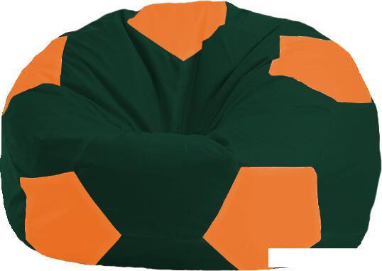 Кресло-мешок Flagman Мяч М1.1-64 (зеленый темный/оранжевый)