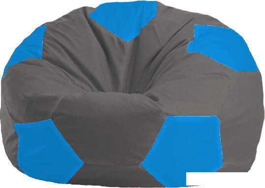 Кресло-мешок Flagman Мяч М1.1-359 (серый темный/голубой), фото 2