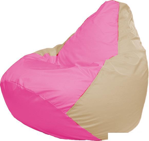 Кресло-мешок Flagman Груша Макси Г2.1-196 (розовый/светло-бежевый) - фото 1 - id-p224102978