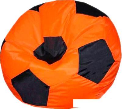 Кресло-мешок Flagman Мяч Стандарт М1.1-06 (оранжевый/черный) - фото 1 - id-p224103009