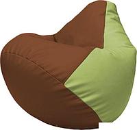 Кресло-мешок Flagman Груша Макси Г2.3-0719 (коричневый/оливковый)