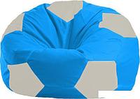 Кресло-мешок Flagman Мяч М1.1-282 (голубой/белый)