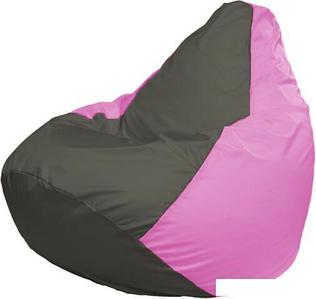 Кресло-мешок Flagman Груша Макси Г2.1-364 (розовый/серый темный)
