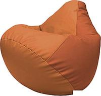 Кресло-мешок Flagman Груша Макси Г2.3-2023 (оранжевый/темно-оранжевый)