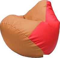 Кресло-мешок Flagman Груша Макси Г2.3-2009 (оранжевый/красный)