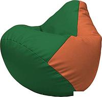 Кресло-мешок Flagman Груша Макси Г2.3-0123 (зелёный/оранжевый)