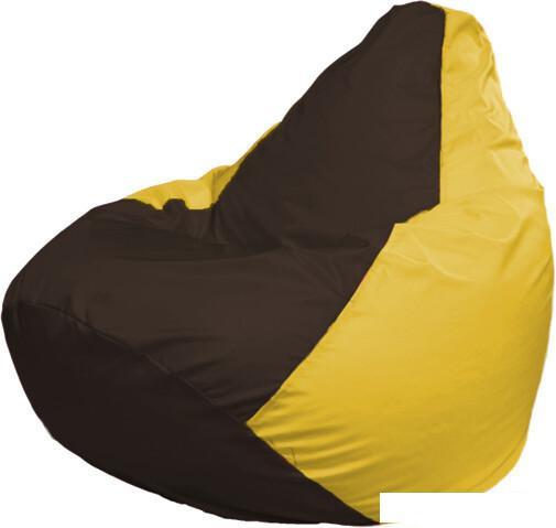 Кресло-мешок Flagman Груша Макси Г2.1-320 (желтый/коричневый)