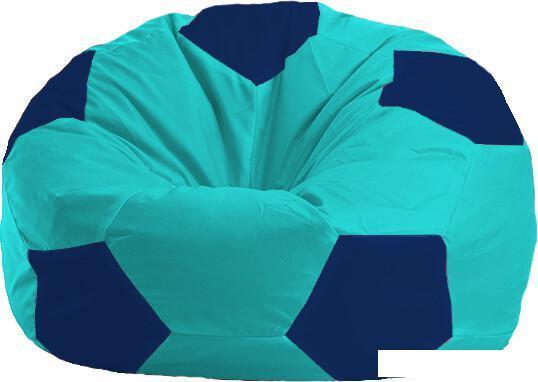 Кресло-мешок Flagman Мяч М1.1-286 (бирюзовый/синий темный), фото 2