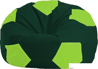 Кресло-мешок Flagman Мяч М1.1-63 (зеленый темный/салатовый)