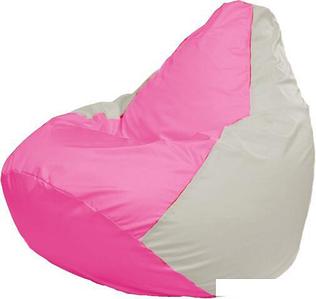 Кресло-мешок Flagman Груша Макси Г2.1-205 (белый/розовый)