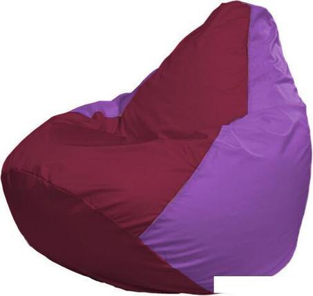Кресло-мешок Flagman Груша Макси Г2.1-302 (сиреневый/бордовый), фото 2