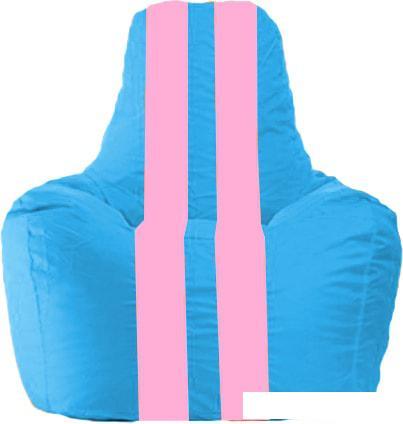 Кресло-мешок Flagman Спортинг С1.1-277 (голубой/розовый) - фото 1 - id-p224103171