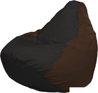 Кресло-мешок Flagman Груша Макси Г2.1-398 (коричневый/черный)