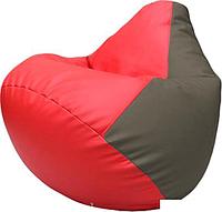 Кресло-мешок Flagman Груша Макси Г2.3-0917 (красный/серый)
