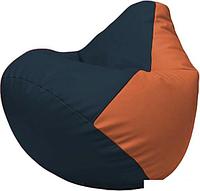 Кресло-мешок Flagman Груша Макси Г2.3-1523 (синий/оранжевый)