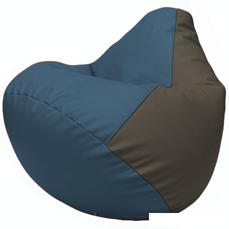 Кресло-мешок Flagman Груша Г2.3-0317 (синий/серый)