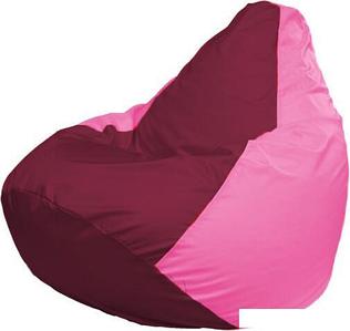 Кресло-мешок Flagman Груша Макси Г2.1-306 (розовый/бордовый)