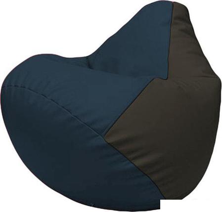 Кресло-мешок Flagman Груша Макси Г2.3-1516 (синий/черный), фото 2