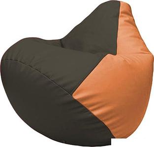Кресло-мешок Flagman Груша Макси Г2.3-1620 (черный/оранжевый)
