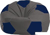 Кресло-мешок Flagman Мяч М1.1-369 (серый темный/синий темный)