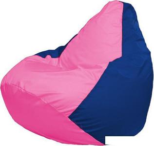 Кресло-мешок Flagman Груша Макси Г2.1-195 (синий/розовый)