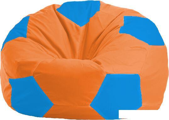 Кресло-мешок Flagman Мяч М1.1-220 (оранжевый/голубой)