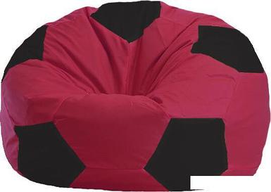 Кресло-мешок Flagman Мяч М1.1-299 (бордовый/черный)