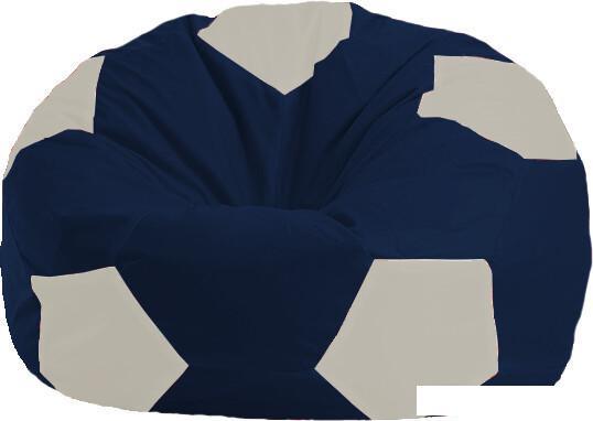 Кресло-мешок Flagman Мяч М1.1-500 (синий темный/белый)