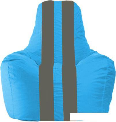 Кресло-мешок Flagman Спортинг С1.1-270 (голубой/темно-серый) - фото 1 - id-p224103368