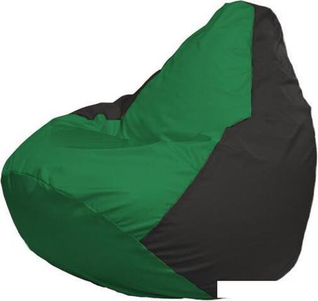 Кресло-мешок Flagman Груша Макси Г2.1-235 (черный/зеленый), фото 2