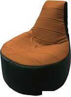 Кресло-мешок Flagman Трон Т1.3-40 (оранжевый/зеленый)