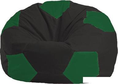 Кресло-мешок Flagman Мяч М1.1-397 (черный/зеленый)