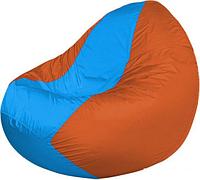 Кресло-мешок Flagman Classic K2.1-156 (оранжевый/голубой)