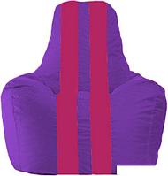 Кресло-мешок Flagman Спортинг С1.1-68 (фиолетовый/лиловый)