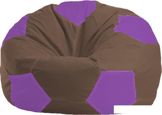 Кресло-мешок Flagman Мяч М1.1-329 (коричневый/сиреневый), фото 2