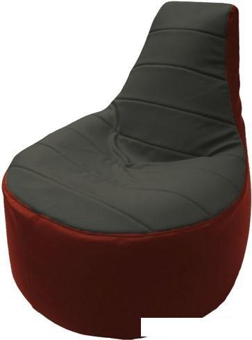 Кресло-мешок Flagman Трон Т1.3-38 (серый/красный)