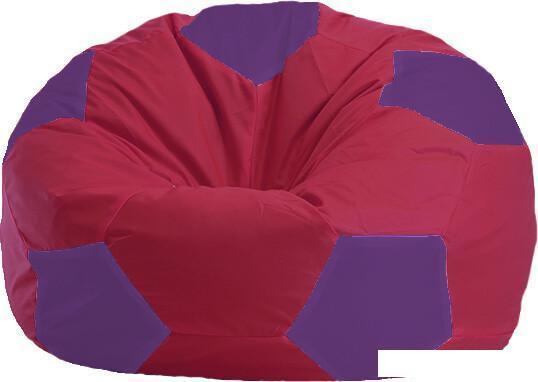 Кресло-мешок Flagman Мяч М1.1-453 (бордовый/фиолетовый), фото 2