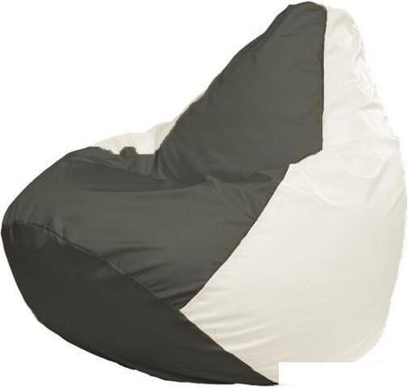 Кресло-мешок Flagman Груша Макси Г2.1-357 (белый/серый темный), фото 2