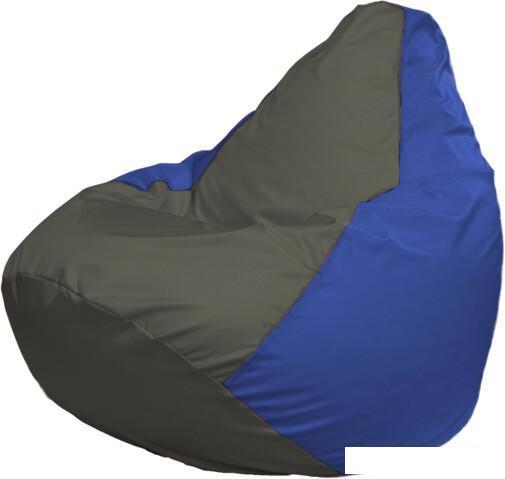 Кресло-мешок Flagman Груша Макси Г2.1-367 (синий/серый темный)