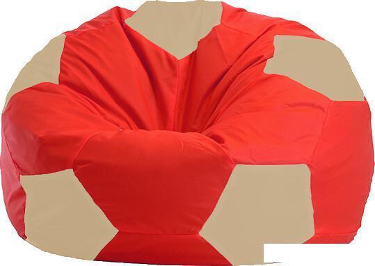 Кресло-мешок Flagman Мяч М1.1-174 (красный/бежевый), фото 2