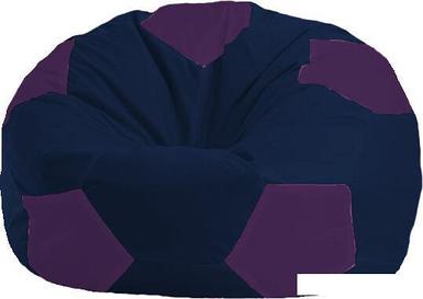 Кресло-мешок Flagman Мяч М1.1-38 (синий темный/фиолетовый)