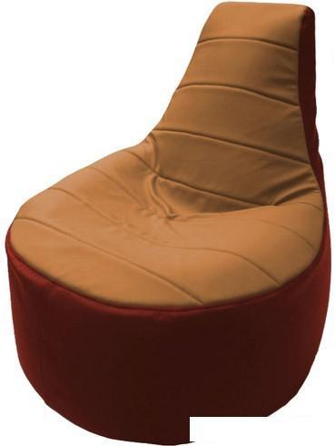 Кресло-мешок Flagman Трон Т1.3-34 (оранжевый/красный) - фото 1 - id-p224149471