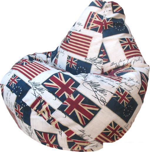 Кресло-мешок Flagman Груша Макси Г2.4-04 (британский флаг) - фото 1 - id-p224103790