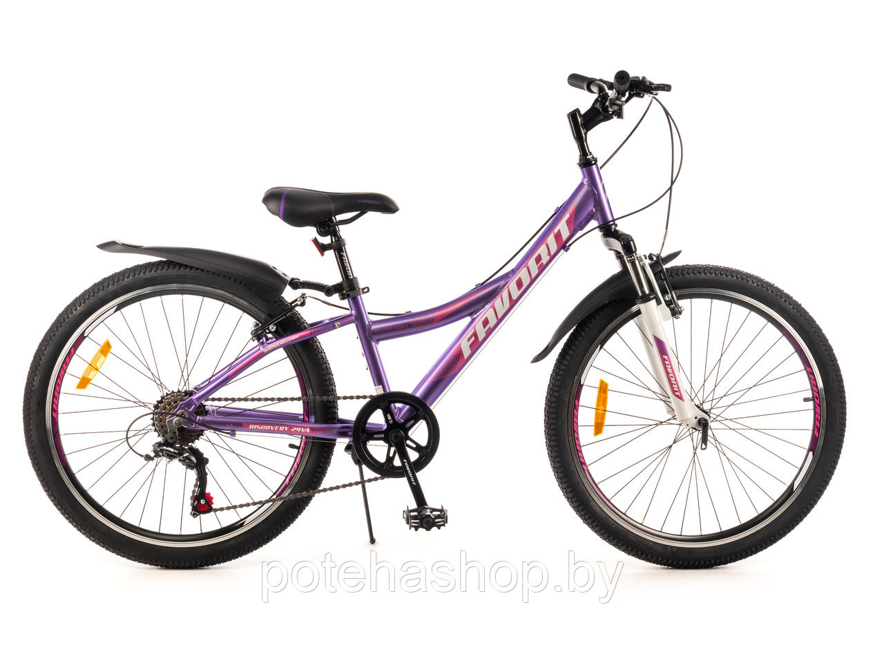 Двухколесный велосипед «FAVORIT» модель: DISCOVERY-24VA, DIS24V11VL-AL - фото 1 - id-p224827375