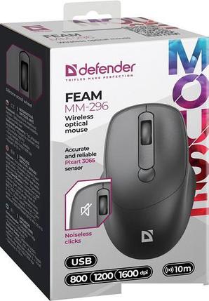 Мышь Defender Feam MM-296 (черный), фото 2